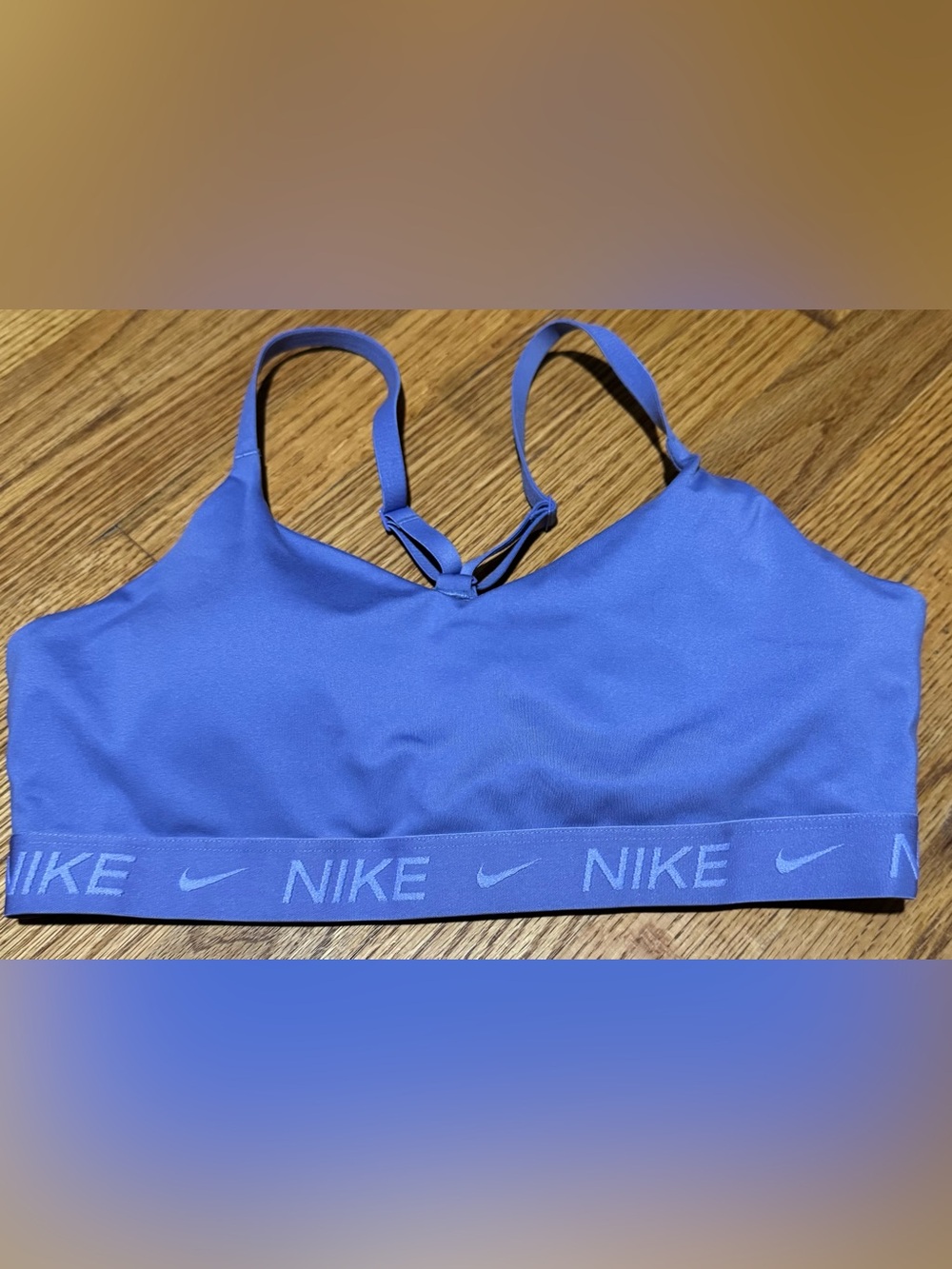 Nike Purple Sports Bra with Branded Elastic Band